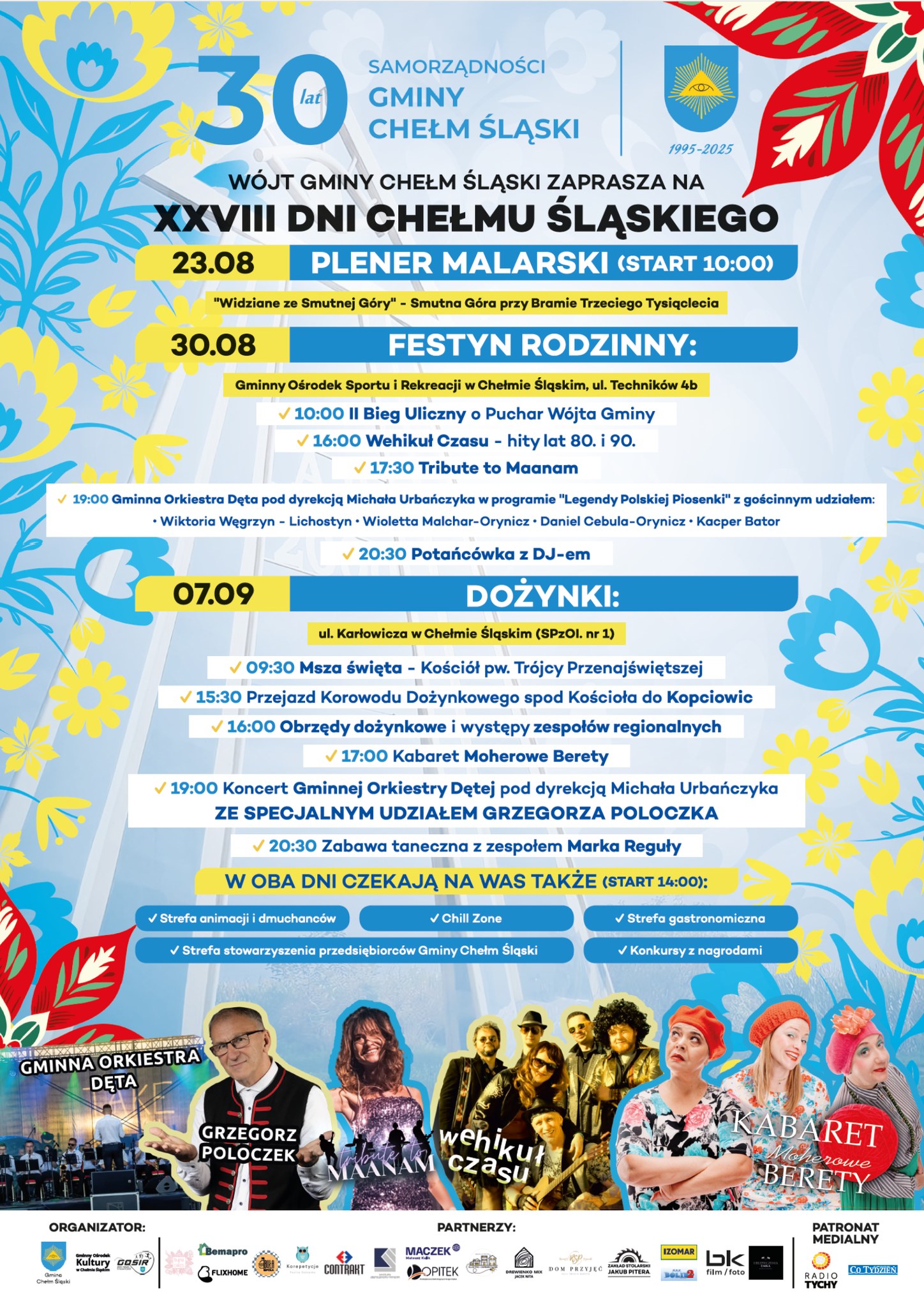 Plakat promujący Dożynki Gminne - opis w poście