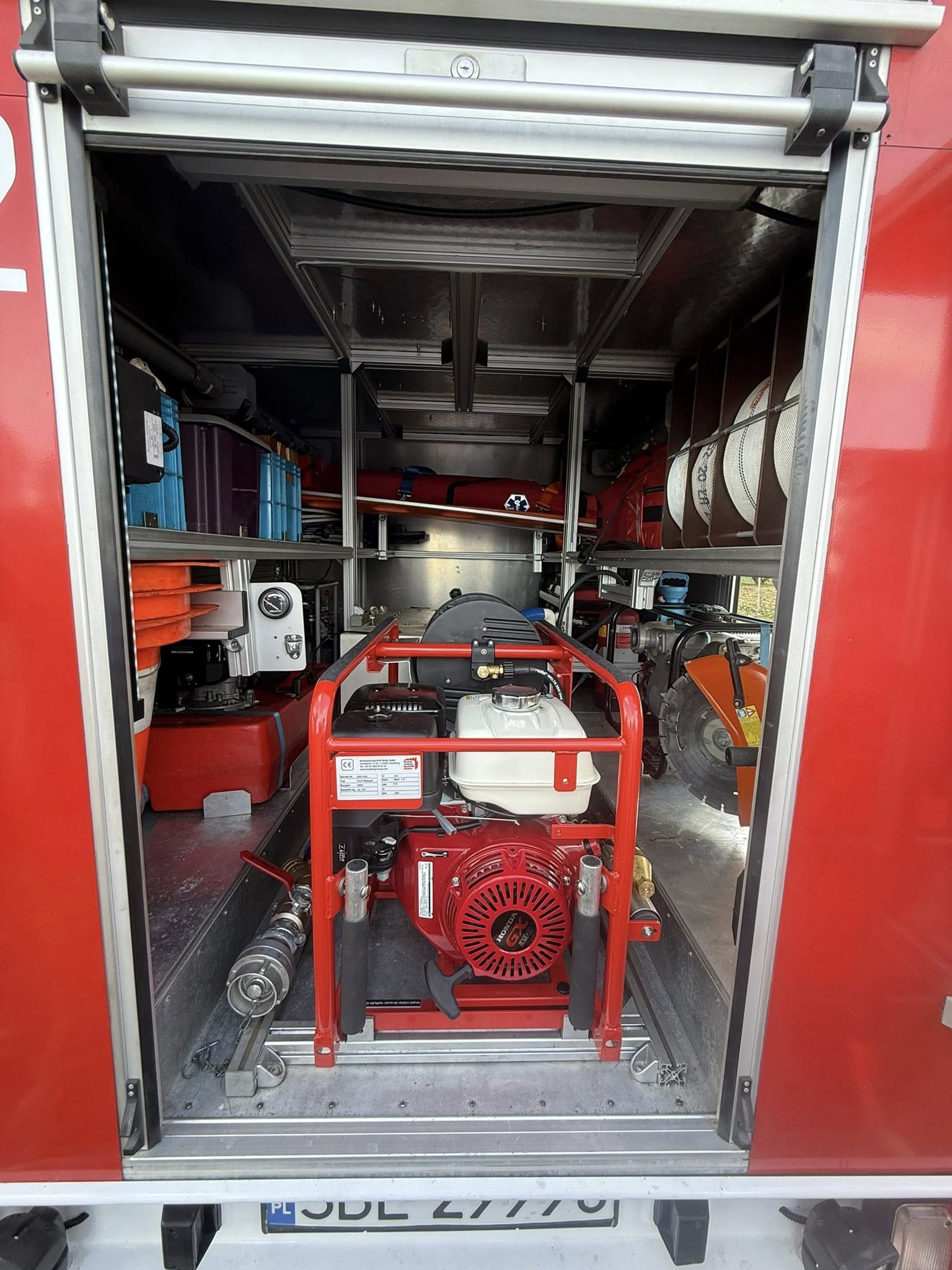 Wysokocisnieniowe urządzenie gaśnicze